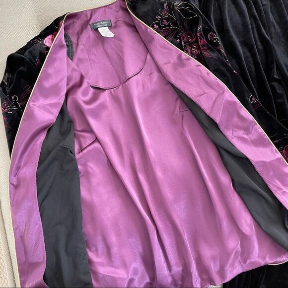 Dress Barn Collection Jacket Shell Combo Pull On Velvet Pants 14W - Picture 4 of 9